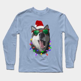 Christmas Husky Long Sleeve T-Shirt